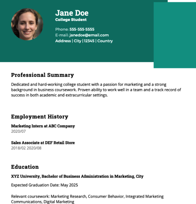 College Student Resume Example Writing Guide CVBLADE 11-meal-prepping-ideas-on-a-budget-best-tips-for-students